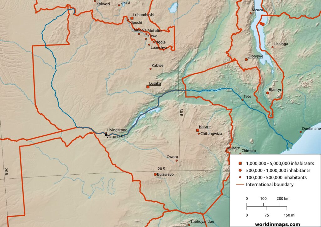 Zambezi River Terra Scientifica Maps Catalog 5767