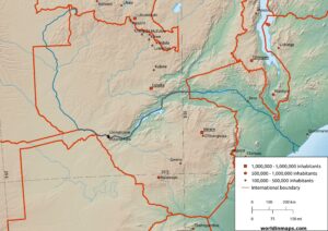 Zambezi River Map