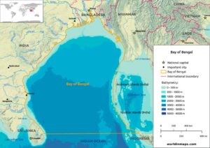 Map Bay of Bengal