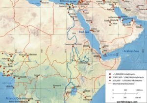 Nile River Map